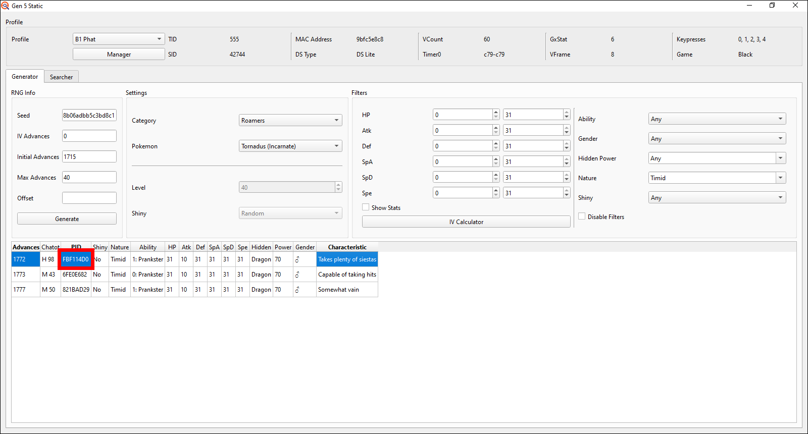 Write down the PID for later